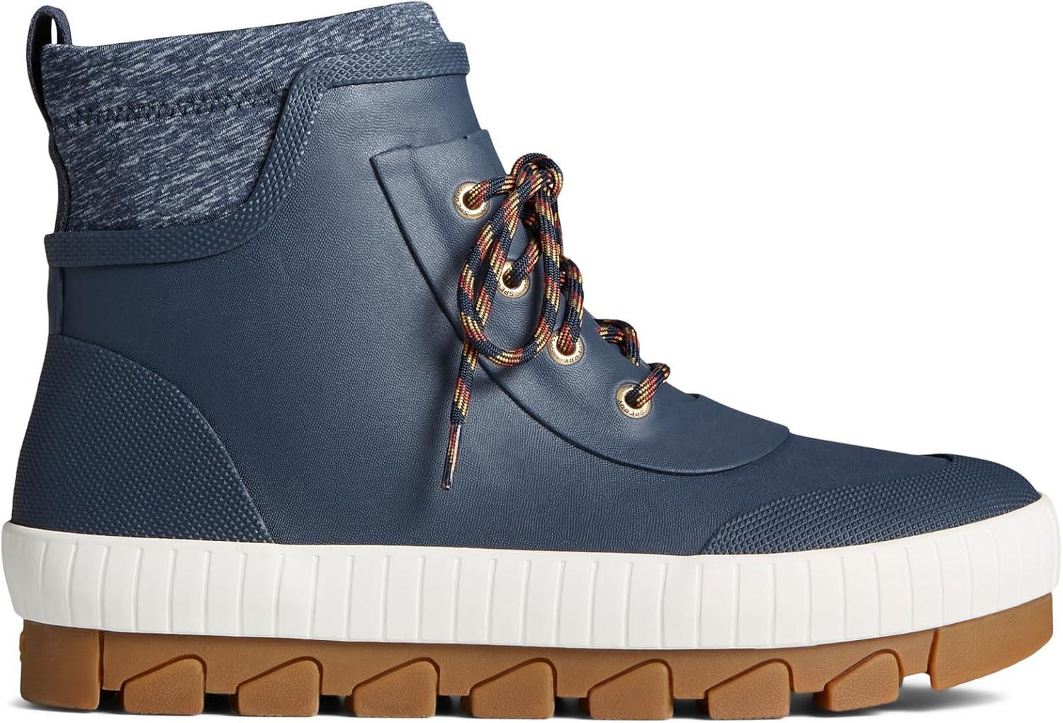 imageSperry Mens Torrent Lace Up Rain BootsNavy Rubber