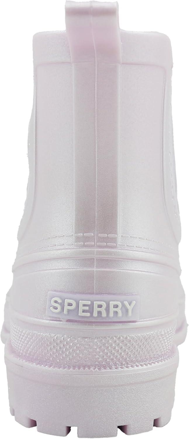 imageSperry Toddler Chelsea Rain Boots Waterproof Rubber Kids Rainboot GirlsBoys Light Water Shoes for Muddy ParkHikingLilac Gloss