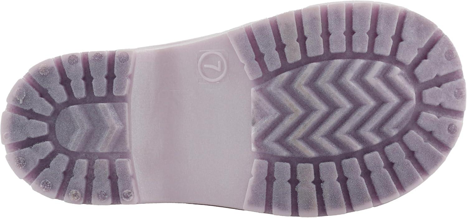 imageSperry Toddler Chelsea Rain Boots Waterproof Rubber Kids Rainboot GirlsBoys Light Water Shoes for Muddy ParkHikingLilac Gloss