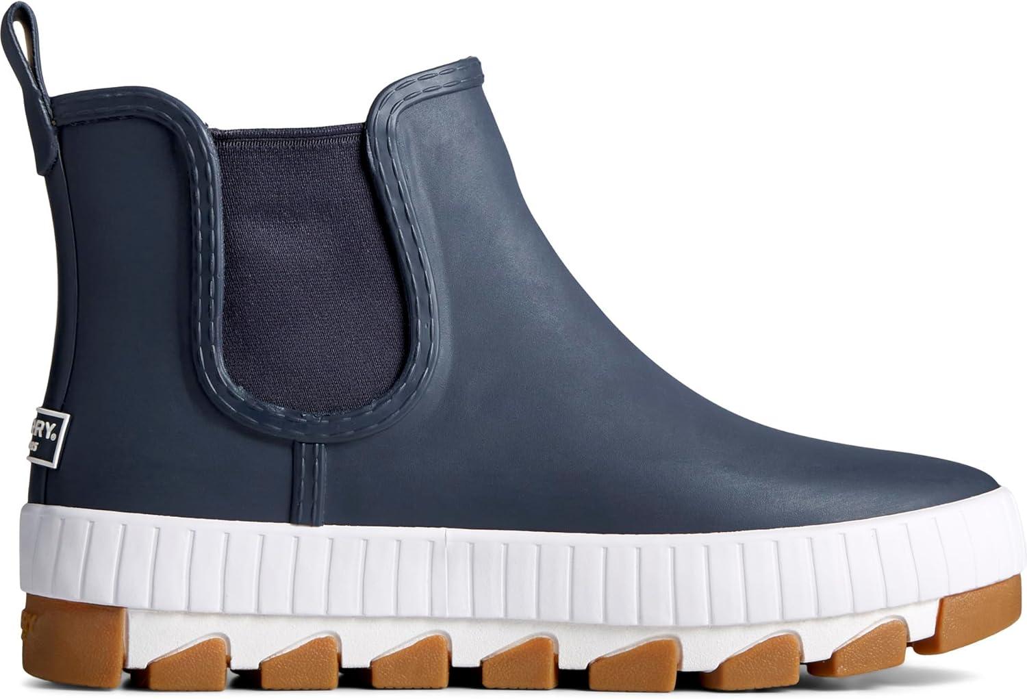 imageSperry Womens Torrent Chelsea Waterproof Rain BootNavyWhite