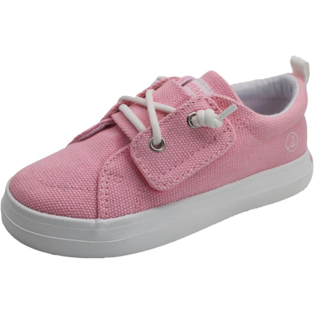 imageSPERRY Toddler Sneakers SlipOn Hook ampamp Loop Shoes with Memory Foam Insole for Boys ampamp GirlsLight Pink