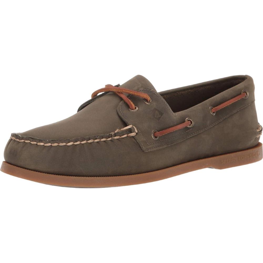 imageSperry Mens Authentic Original 2Eye Boat ShoeOlive Lthr