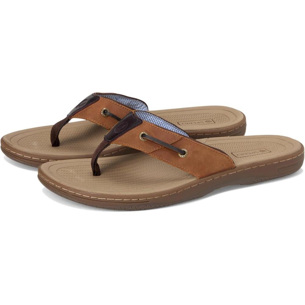 imageSperry Mens Baitfish Thong SandalsSmooth Brown