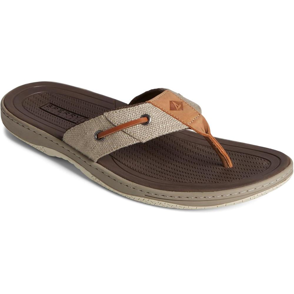 imageSperry Mens Baitfish Thong SandalsTaupe