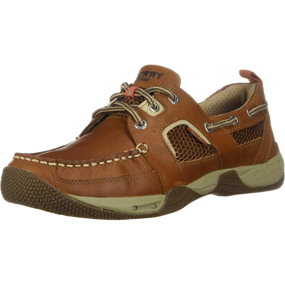 imageSperry Mens Sea Kite Sport Moc Boat ShoeLight Brown Leather