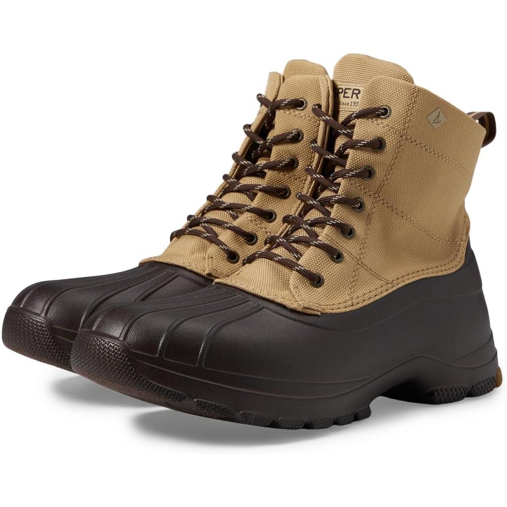 imageSperry Mens SeaCycled Striper II Textile SneakerTaupe