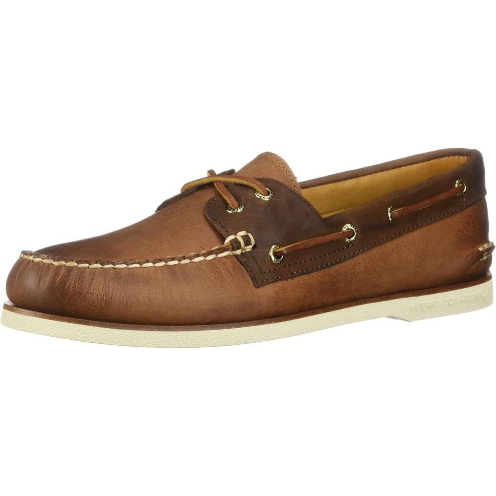 imageSperry Top Sider Mens Harbor Slip On R Boat ShoeBrown Tan Brown 000