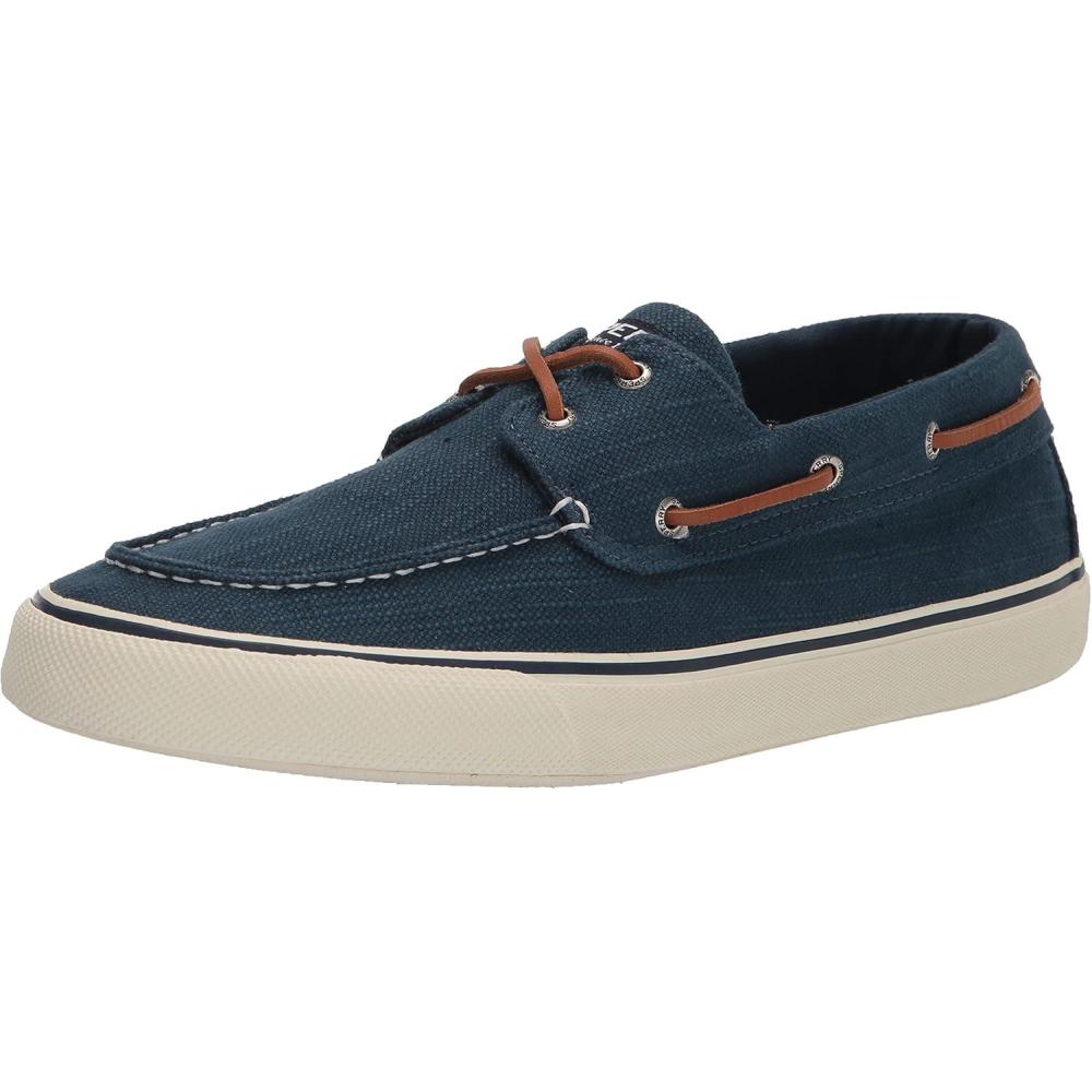 imageSperry Top Sider Mens Harbor Slip On R Boat ShoeDk Blue Linen