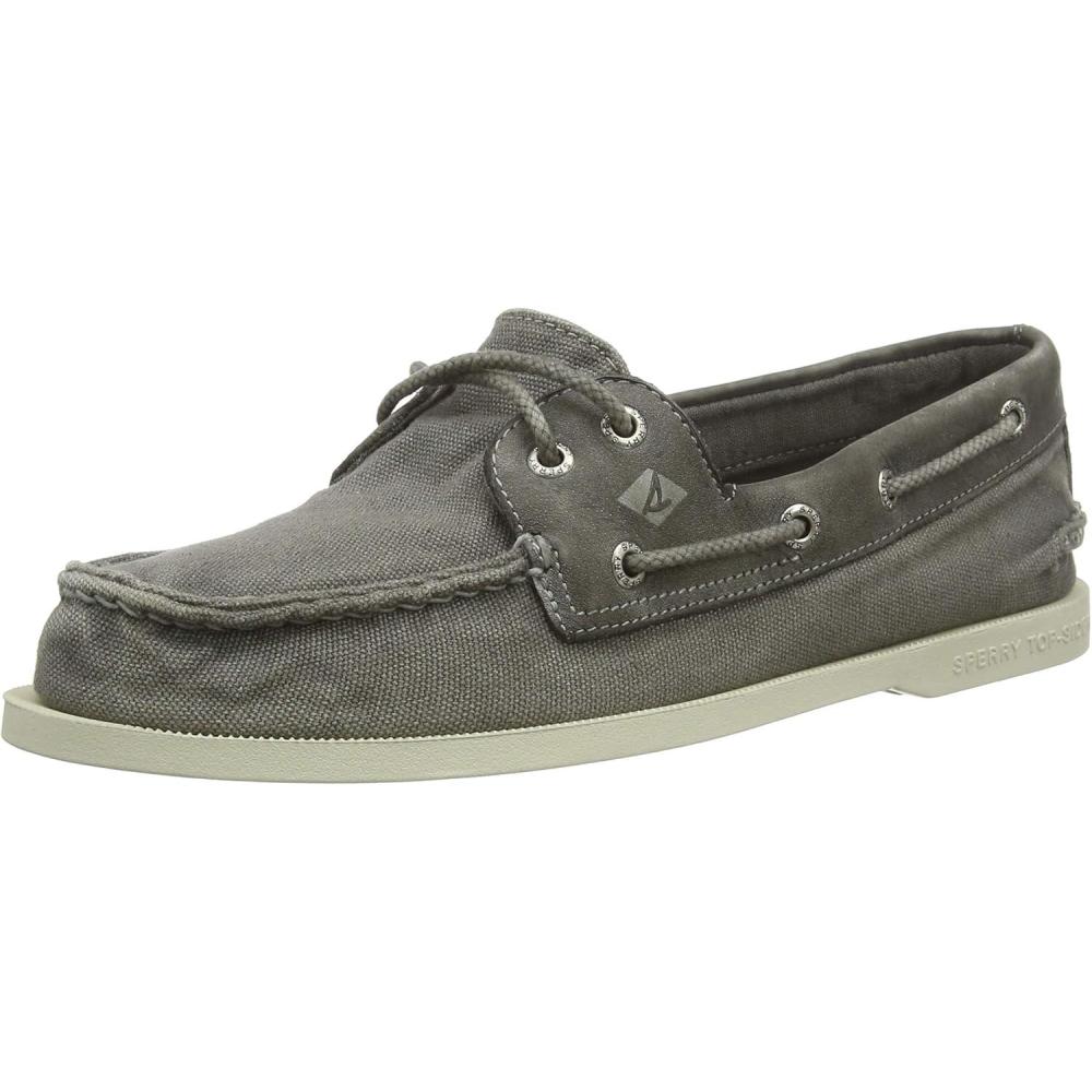 imageSperry Top Sider Mens Harbor Slip On R Boat ShoeGrey Twill