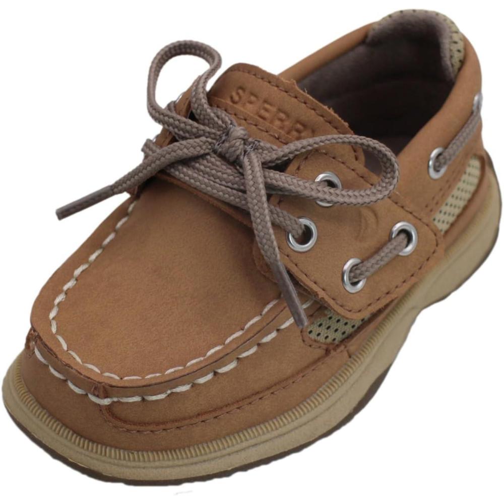 imageSperry TopSider Lanyard CB Boat Shoe ToddlerLittle KidTan