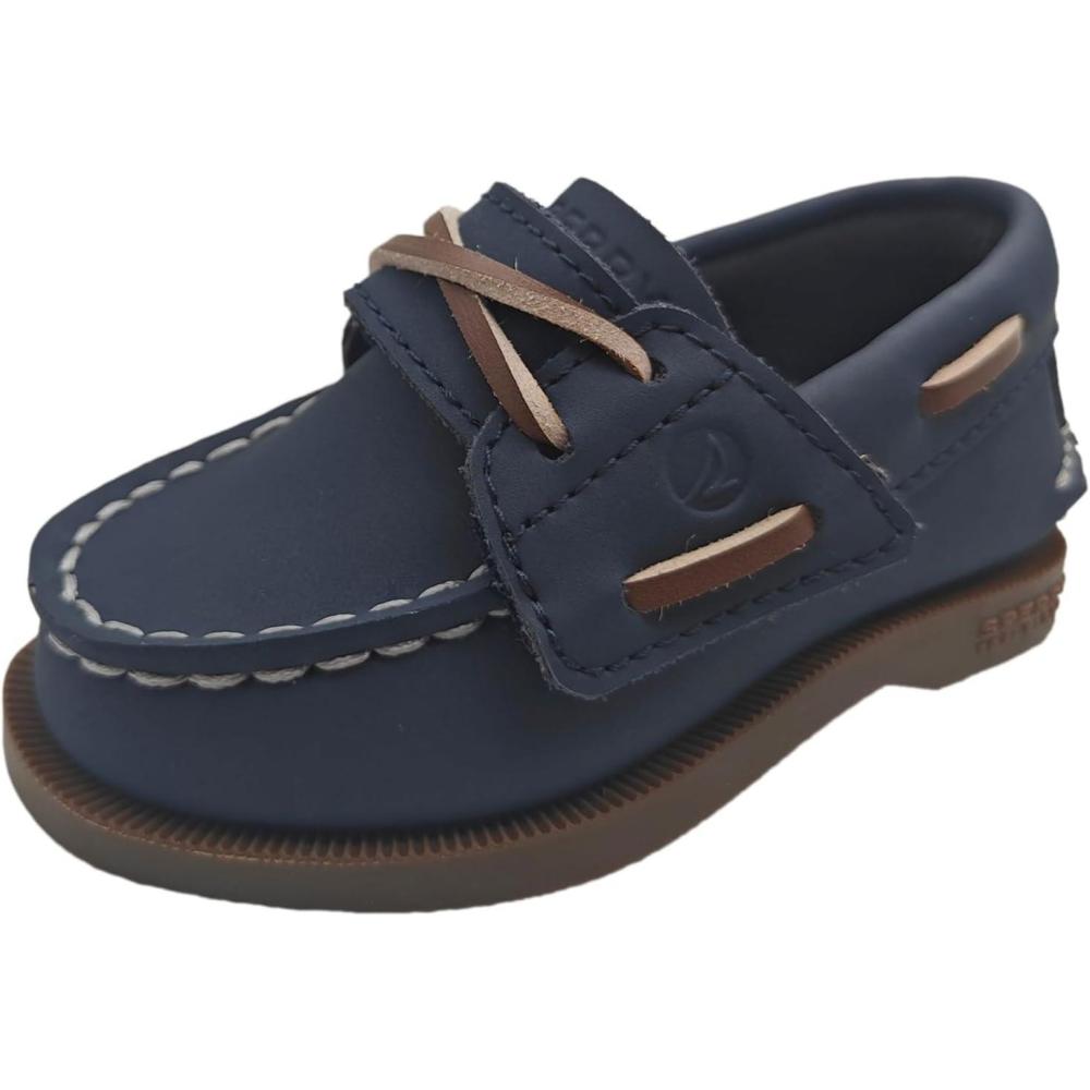 imageSperry UnisexChild Authentic Original Boat ShoeNavy With Hook Loop Closure