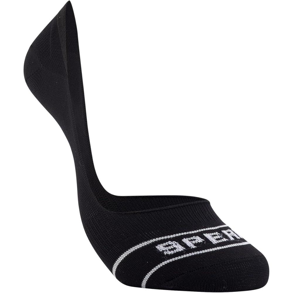 imageSperry Womens 5Pack No Show Sock Liners  Ultra Low Cut NonSlip Heel Grip Soft Nylon Invisible Socks for SneakersBlack
