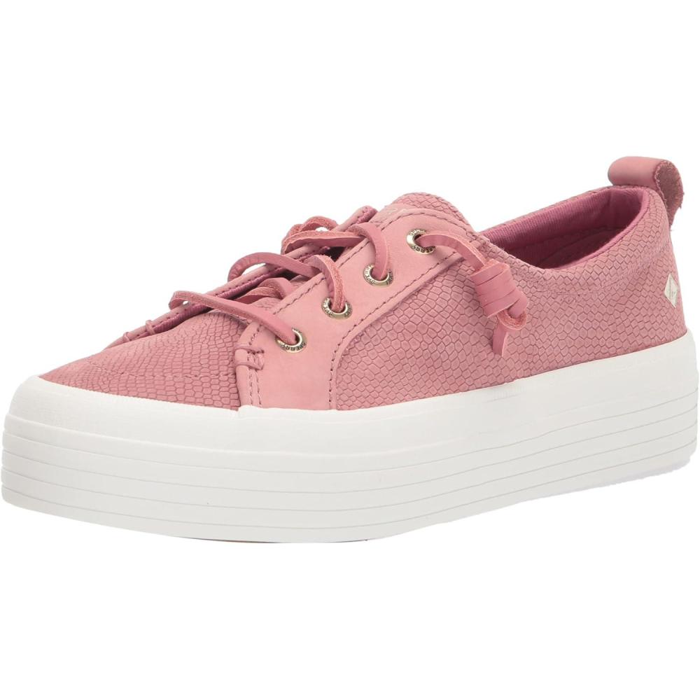 imageSperry Womens Crest Vibe Platform SneakerPink Snake
