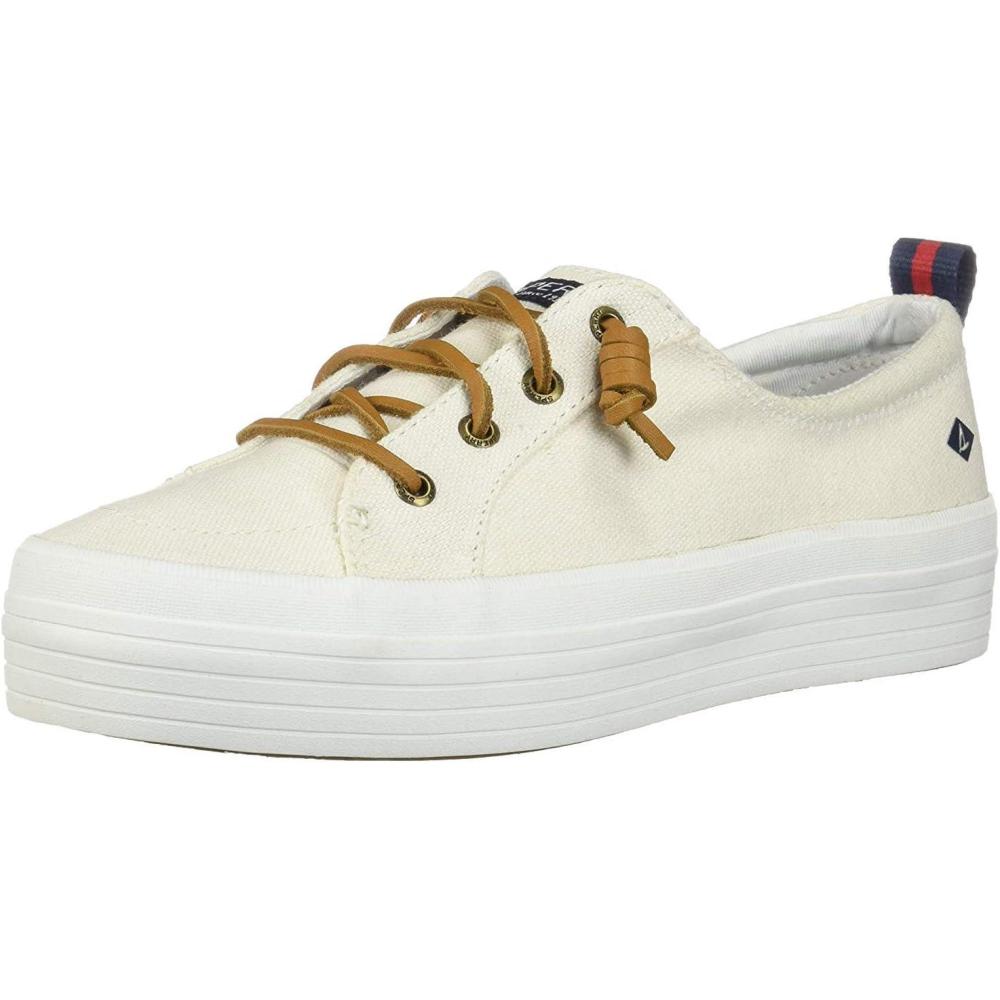 imageSperry Womens Crest Vibe Platform SneakerWhite Canvas