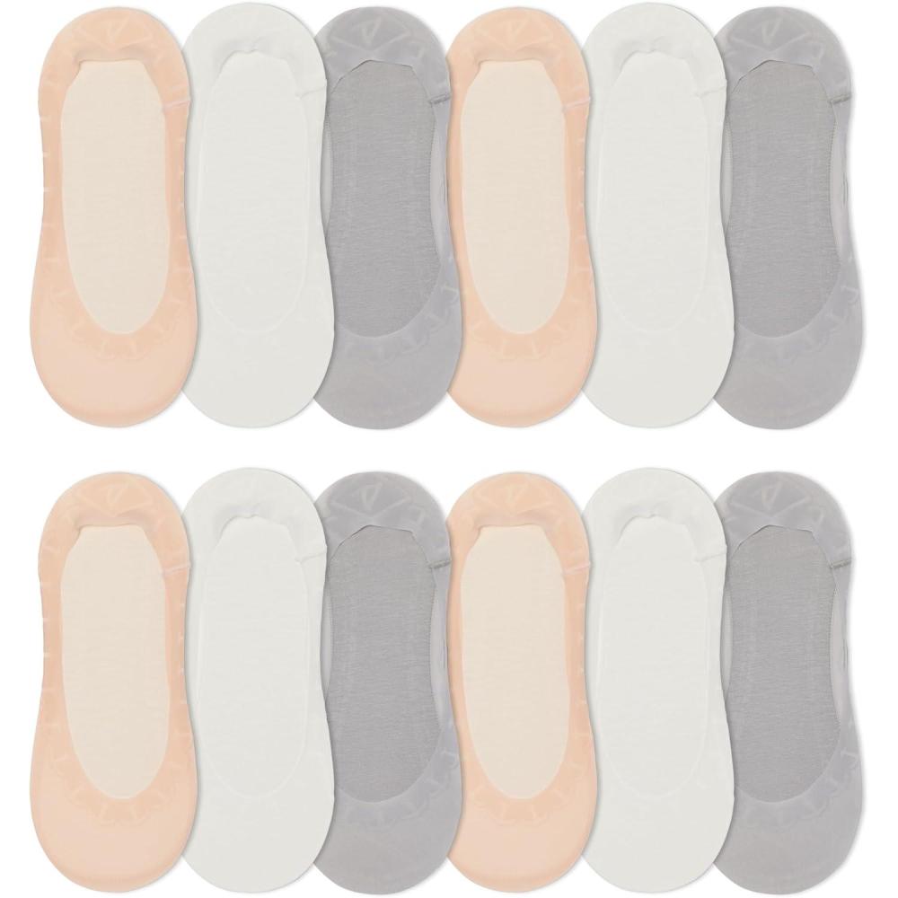 imageSperry womens Solid Cotton Laser Cut Liner Socks  3 Pair Pack  Soft and LightweightPink Assorted 3 Pairs