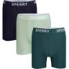 Sperry 3-Pack Men’s Soft Modal Boxer Briefs – Luxuriously Soft, Breathable & Comfortable Stretch Micro Modal Underwear Men(Dark Green Multi)