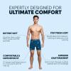 Sperry 3-Pack Men’s Soft Modal Boxer Briefs – Luxuriously Soft, Breathable & Comfortable Stretch Micro Modal Underwear Men(Gray Multi)