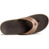 Sperry Men’s Baitfish Thong Sandals(Brown)