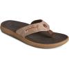 Sperry Men’s Baitfish Thong Sandals(Brown)