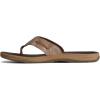 Sperry Men’s Baitfish Thong Sandals(Brown)