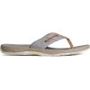Sperry Men’s Baitfish Thong Sandals(Grey)