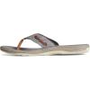 Sperry Men’s Baitfish Thong Sandals(Grey)