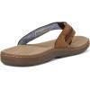Sperry Men’s Baitfish Thong Sandals(Smooth Brown)