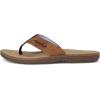 Sperry Men’s Baitfish Thong Sandals(Smooth Brown)