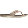 Sperry Men’s Baitfish Thong Sandals(Taupe)