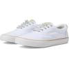 Sperry Men’s Striper Ii Lace to Toe Seasonal Sneaker(White Twill)