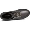 Sperry Men’s Torrent Lace Up Rain Boots(Black Leather)