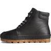 Sperry Men’s Torrent Lace Up Rain Boots(Black Leather)
