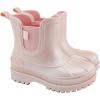 Sperry Toddler Chelsea Rain Boots, Waterproof Rubber Kids Rainboot, Girls/Boys Light Water Shoes for Muddy Park/Hiking(Rose Gold Gloss)