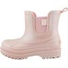Sperry Toddler Chelsea Rain Boots, Waterproof Rubber Kids Rainboot, Girls/Boys Light Water Shoes for Muddy Park/Hiking(Rose Gold Gloss)
