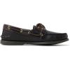 Sperry Top Sider Men’s Harbor Slip On R Boat Shoe(Black/Amaretto)