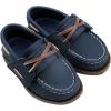 Sperry Unisex-Child Authentic Original Boat Shoe(Navy With Hook & Loop Closure)