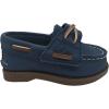 Sperry Unisex-Child Authentic Original Boat Shoe(Navy With Hook & Loop Closure)