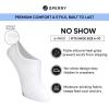 Sperry Women’s 6-Pack Super No Show Socks – Moisture-Wicking, Lightweight, No Slip Invisible Low Cut Liner Socks for Sneakers(White)