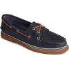 Sperry Womens A/O 2-Eye Boat Shoe(Navy Tumbled)