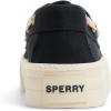 Sperry Women’s Bahama 3.0 Sneaker, Black, 5