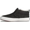Sperry Women’s Crest Lug Side Zip Sneaker(Black)