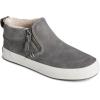 Sperry Women’s Crest Lug Side Zip Sneaker(Grey)