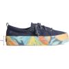Sperry Women’s Crest Vibe Platform Sneaker(Blue Marine)