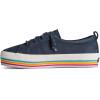 Sperry Women’s Crest Vibe Platform Sneaker(Navy Blue)
