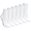 Sperry Women’s Quarter Socks 6-Pack – Cushion Comfort, Soft Breathable Athletic Ankle Socks(White)