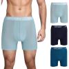 Sperry 3-Pack Men’s Soft Modal Boxer Briefs – Luxuriously Soft, Breathable & Comfortable Stretch Micro Modal Underwear Men(Blue Multi)