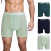 Sperry 3-Pack Men’s Soft Modal Boxer Briefs – Luxuriously Soft, Breathable & Comfortable Stretch Micro Modal Underwear Men(Dark Green Multi)