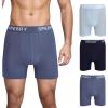 Sperry 3-Pack Men’s Soft Modal Boxer Briefs – Luxuriously Soft, Breathable & Comfortable Stretch Micro Modal Underwear Men(Gray Multi)