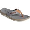Sperry Men’s Baitfish Thong Sandals(Grey)