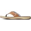 Sperry Men’s Baitfish Thong Sandals(Light Brown)